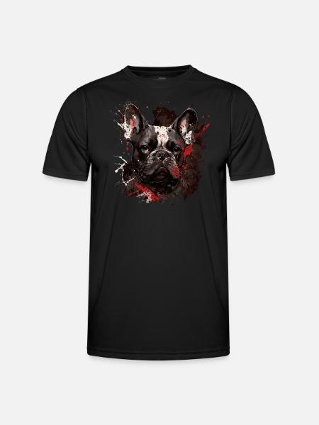 French Bulldog - Men's Functional T-Shirt - black