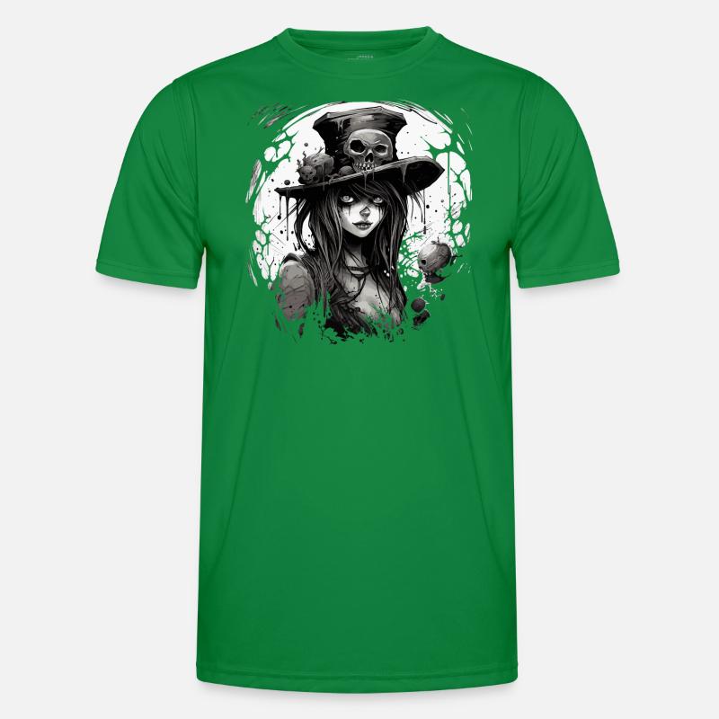 Emo Horrorpunk Mädchen Männer Funktions-T-Shirt