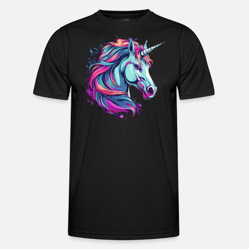 Einhorn Männer Funktions-T-Shirt