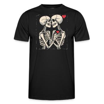 Eternal love - Men's Functional T-Shirt - black - Front - AI Model Male 178 dark (178cm)