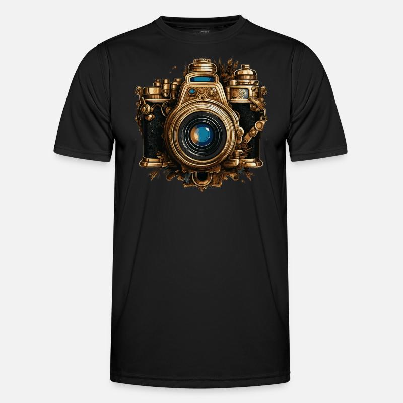 Fotocamera Steampunk Maglietta sportiva per uomo