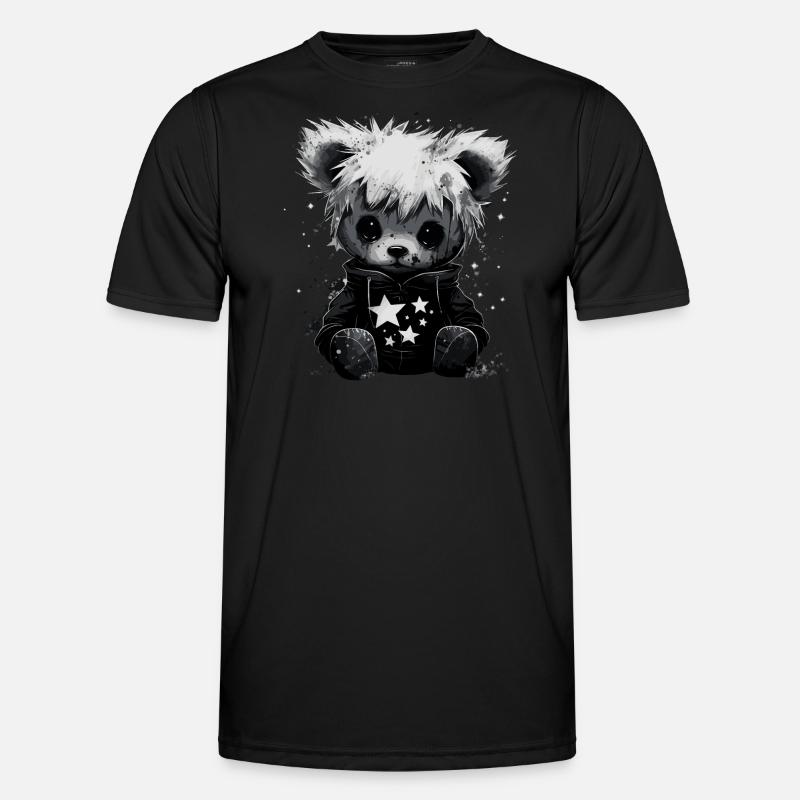 Ours en peluche Emo mignon T-shirt sport Homme