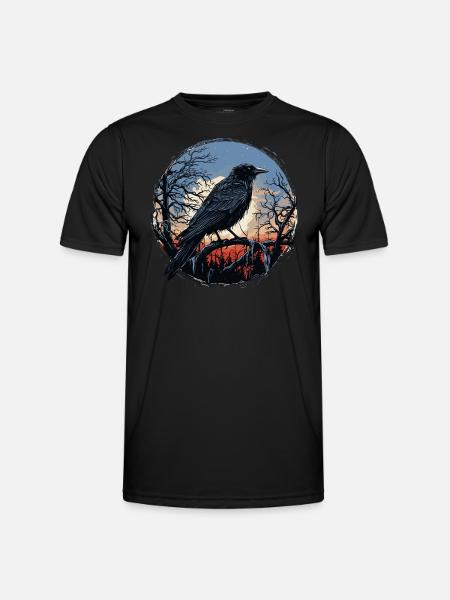 Raven - Men's Functional T-Shirt - black