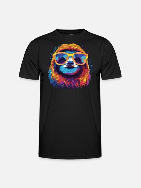 Cool Sloth - Men's Functional T-Shirt - black