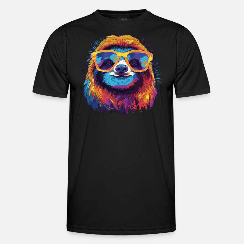 Cool Sloth - Men's Functional T-Shirt - black