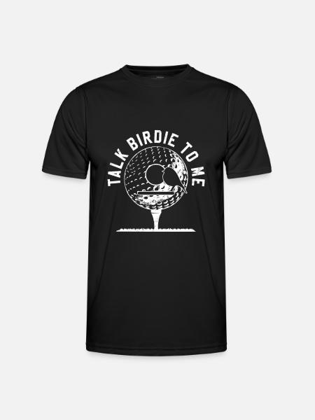 golf - T-shirt sport Homme - noir