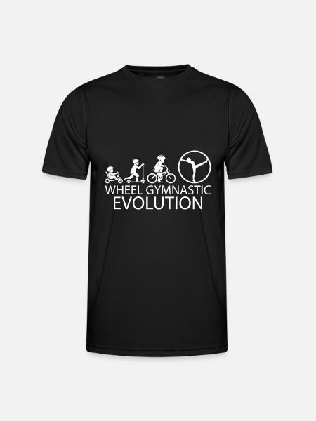 Rhönrad Evolution T-Shirt & Gift Idea - Men's Functional T-Shirt - black