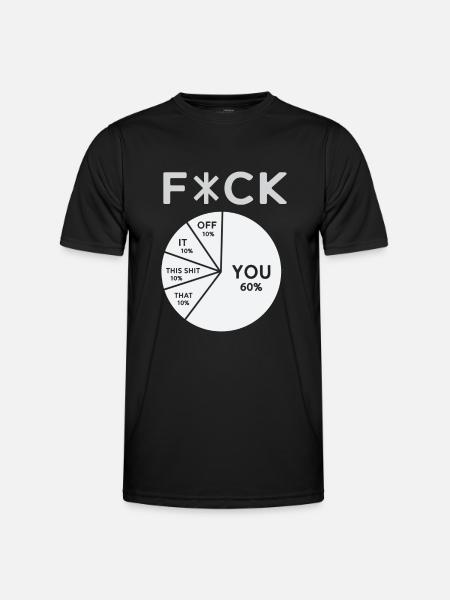 F*ck Fuck - Men's Functional T-Shirt - black