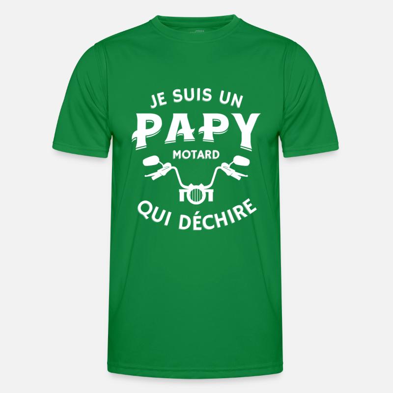 Ich bin ein Biker-Opa, der rockt Männer Funktions-T-Shirt