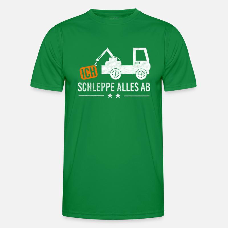 Abschlepper Abschleppwagen Geschenkidee Männer Funktions-T-Shirt