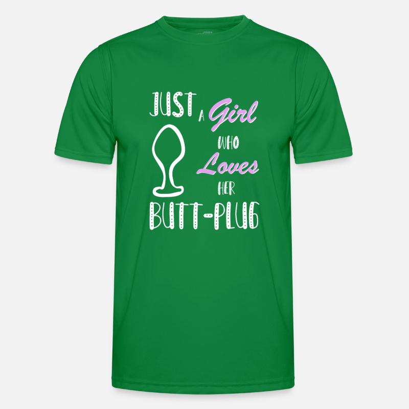 Anal Plug Buttplug Fetisch Dildo Geschenkidee Männer Funktions-T-Shirt