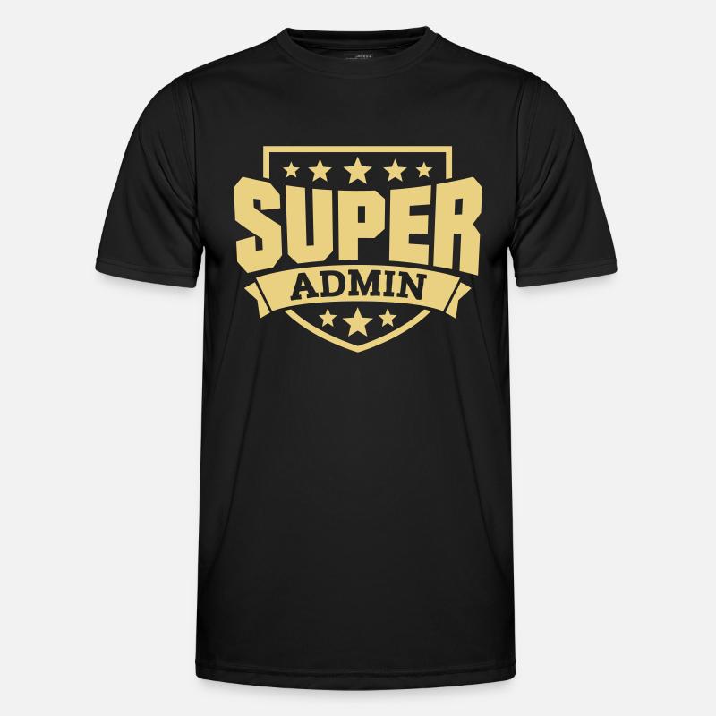 Super Admin Männer Funktions-T-Shirt