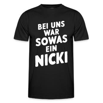 Ostdeutschland Osten Ossi DDR Heimat Ostblock - Männer Funktions-T-Shirt - Schwarz - Vorne - AI Model Male 178 dark (178cm)