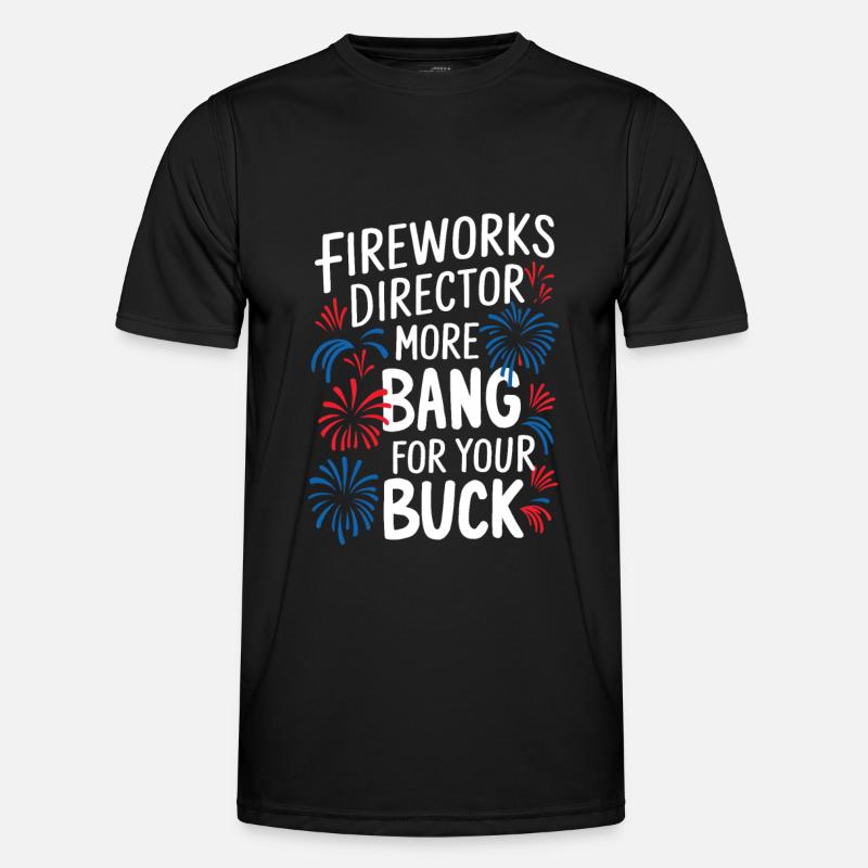 Pyrotechnics Fireworks Pyrotechnics - Men's Functional T-Shirt - black