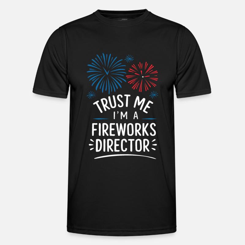 Pyrotechnics Fireworks Pyrotechnics - Men's Functional T-Shirt - black