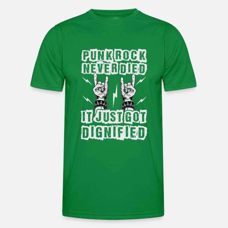 Punk Rock Never Died It Just Got Dignified - Gothi Männer Funktions-T-Shirt