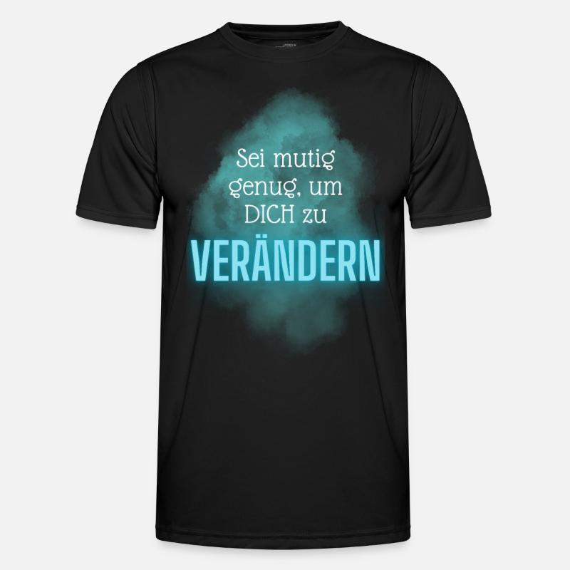 POSITIVE EINSTELLUNG MINDSET Motivation Männer Funktions-T-Shirt