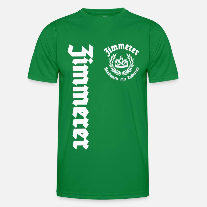 Zimmerer Handwerk mit Tradition Männer Funktions-T-Shirt