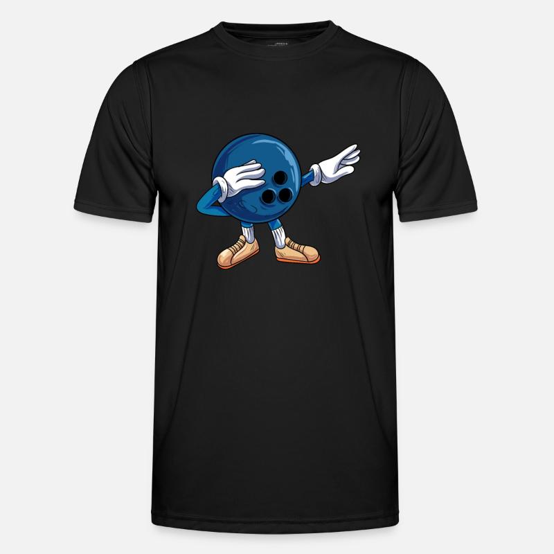 Boule de bowling Dabbing T-shirt sport Homme