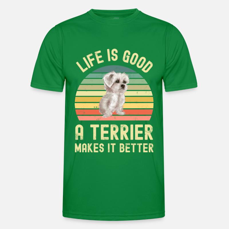 West Highland White Terrier Männer Funktions-T-Shirt