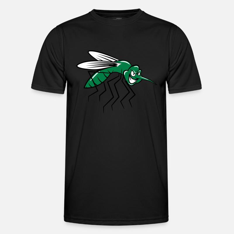 Mücke witzig comic - Männer Funktions-T-Shirt - Schwarz