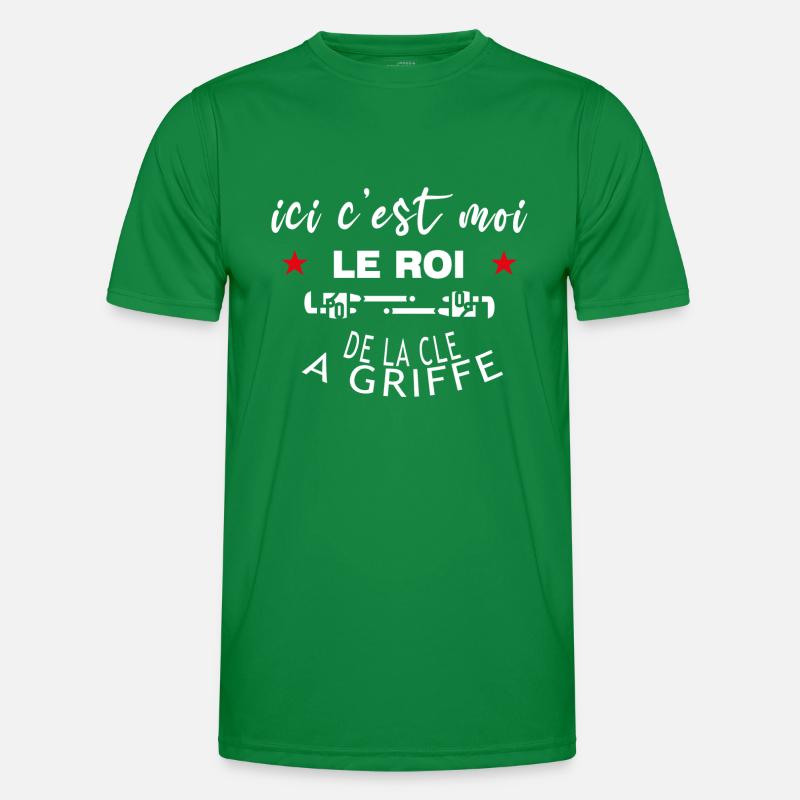 c'est moi le ROI de la clé à griffe T-shirt sport Homme