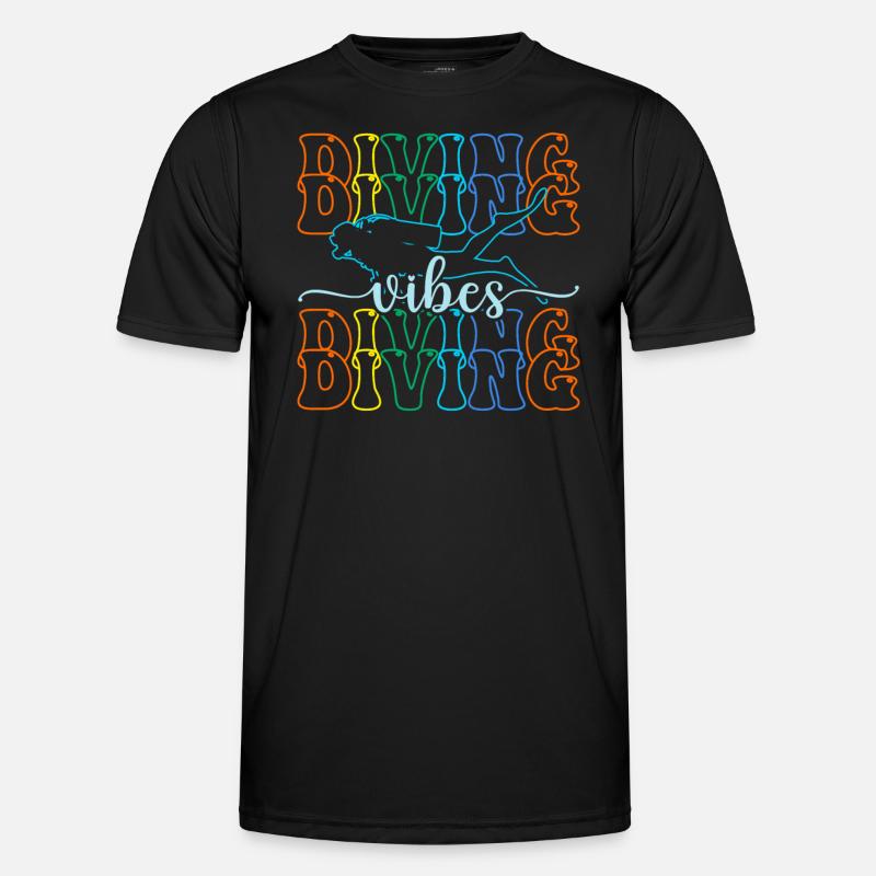 Scuba Diving Dive Dive Dive - Männer Funktions-T-Shirt - Schwarz