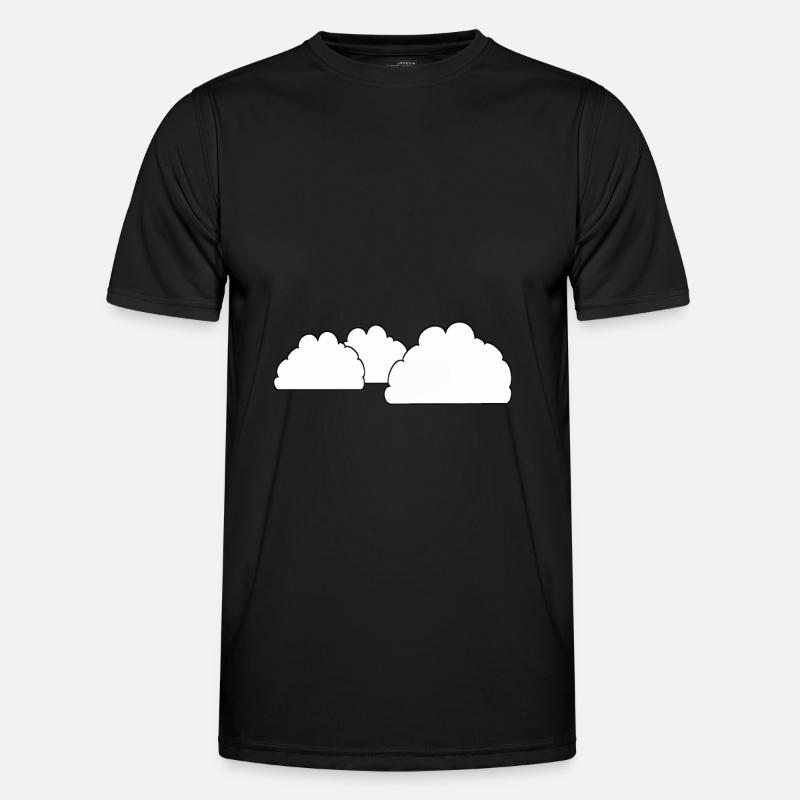 Clouds Sky Celestial Cloud Weather Rain Men's Functional T-Shirt