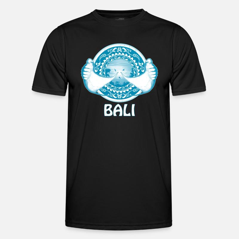 Manta rays Bali Indonesia - Men's Functional T-Shirt - black