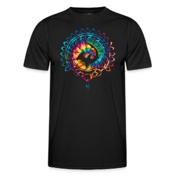 Hammerhai - Männer Funktions-T-Shirt - Schwarz - Vorne - AI Model Male 178 dark (178cm)