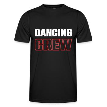 Équipe de danse - T-shirt sport Homme - noir - Devant - AI Model Male 178 dark (178cm)