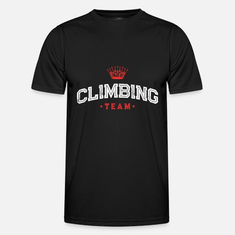 Climbing Team - Men's Functional T-Shirt - black
