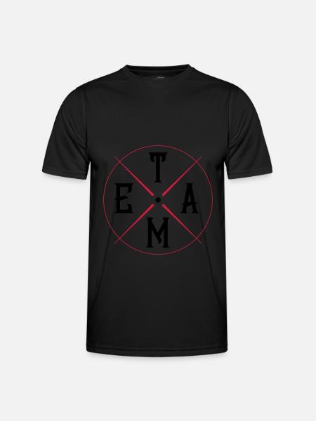Team Circle - Men's Functional T-Shirt - black