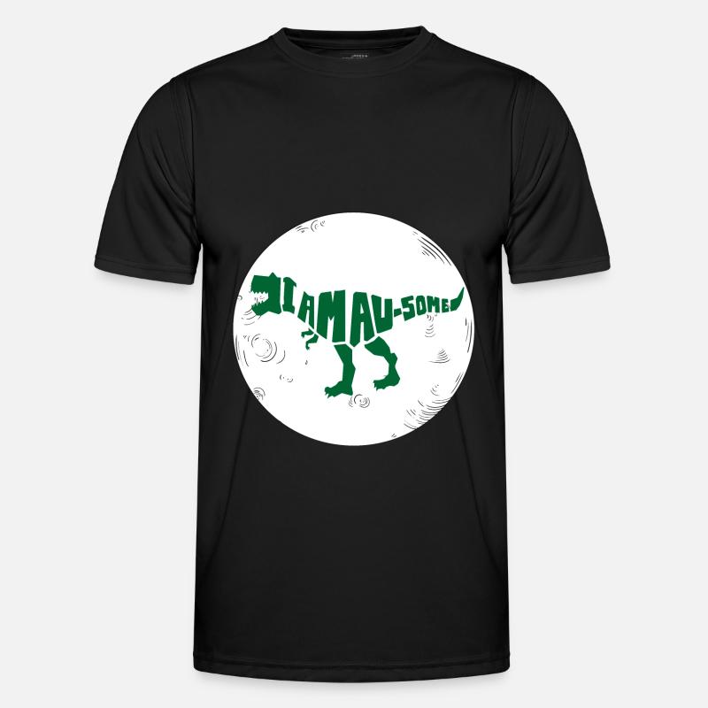 Dinosaur. I am awesome style. Animals. Prehistoric times Men's Functional T-Shirt