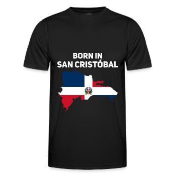 Dominican Republic - Men's Functional T-Shirt - black - Front - AI Model Male 178 dark (178cm)