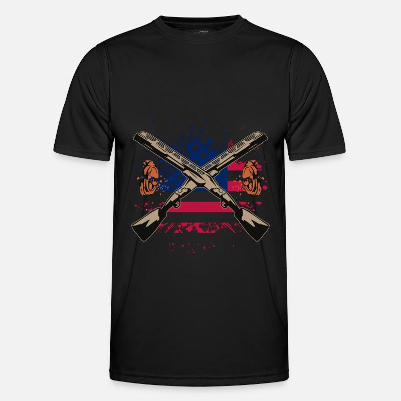 Fallenschießen Männer Funktions-T-Shirt
