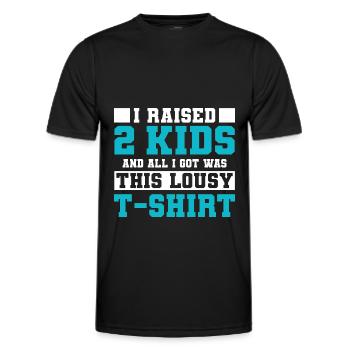 Mutter - Männer Funktions-T-Shirt - Schwarz - Vorne - AI Model Male 178 dark (178cm)