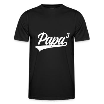 PAPA HAUTE 3 TRIPLE PAPA - T-shirt sport Homme - noir - Devant - AI Model Male 178 dark (178cm)