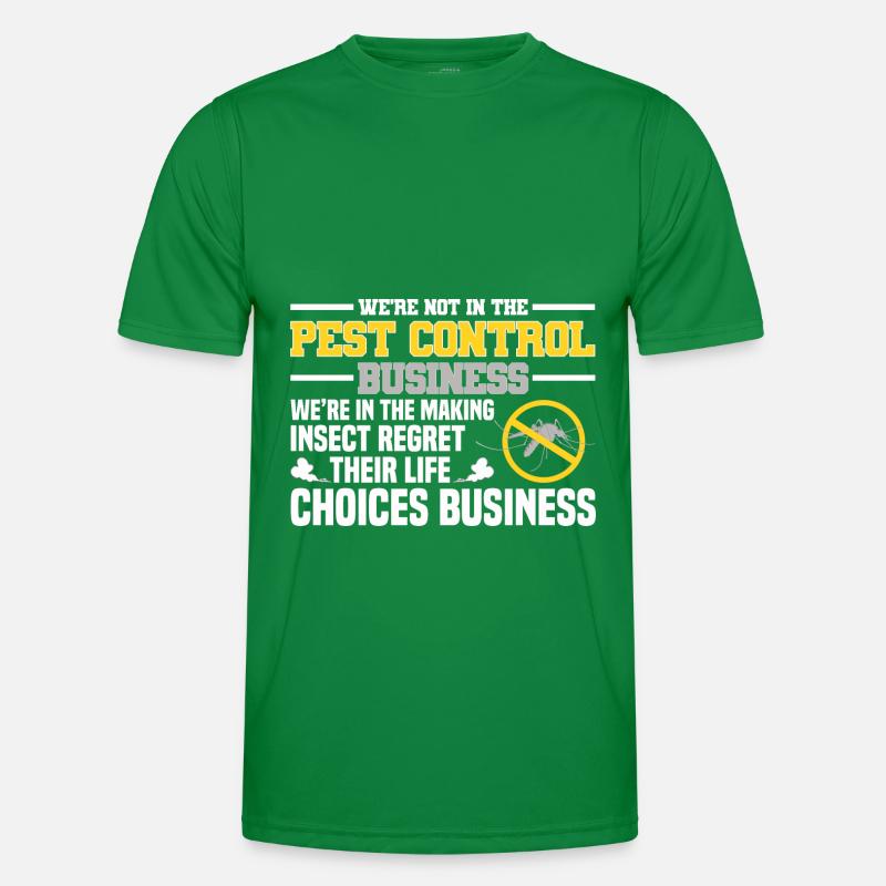 Schädlingsbekämpfer Männer Funktions-T-Shirt
