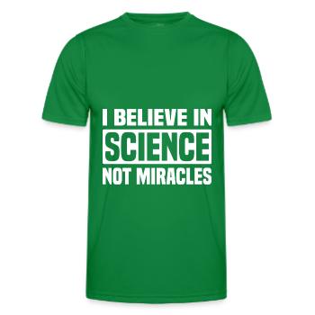 Atheismus - Männer Funktions-T-Shirt - Kelly Green - Vorne - AI Model Male 178 dark (178cm)