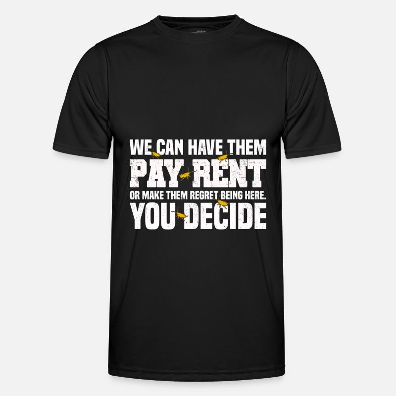 Schädlingsbekämpfer - Männer Funktions-T-Shirt - Schwarz