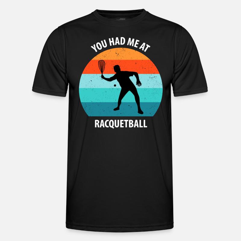 Racqueetball - Men's Functional T-Shirt - black
