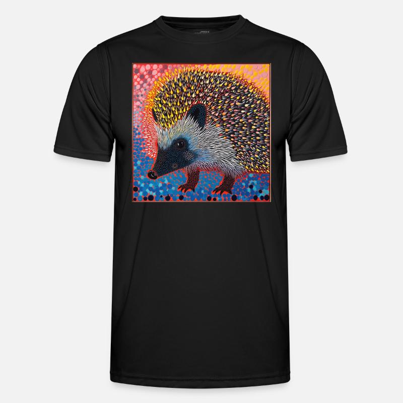 igel, bunt, tier, geschenk, geschenkidee Männer Funktions-T-Shirt