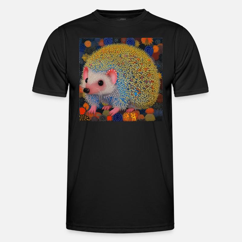 igel, bunt, tier, geschenk, geschenkidee Männer Funktions-T-Shirt
