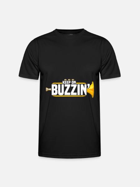 Mellophonist - Männer Funktions-T-Shirt - Schwarz