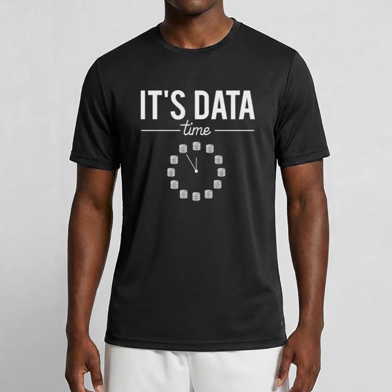 It's Data Time Data Scientist Data Engineer T-shirt sport Homme