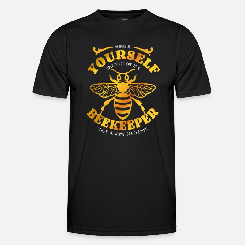 Sei immer du selbst - Imker - Biene - Spruch Männer Funktions-T-Shirt