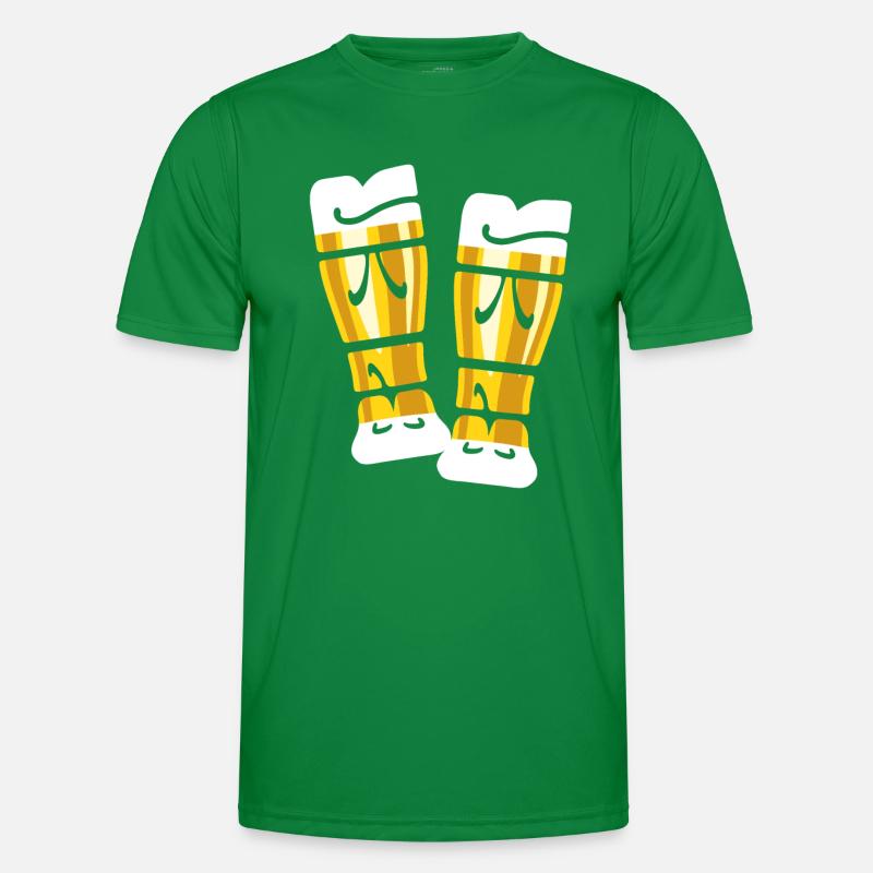 Durst - Bier trinken - Weizenbier - anstoßen Männer Funktions-T-Shirt
