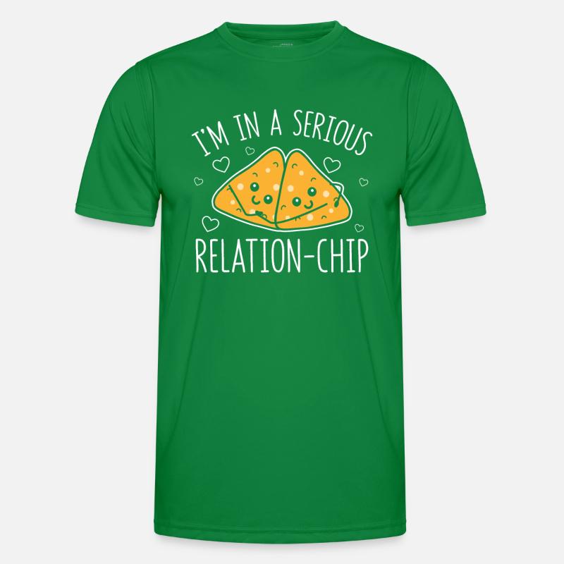 Relation sérieuse-Chip Tacos Nachos Relation T-shirt sport Homme