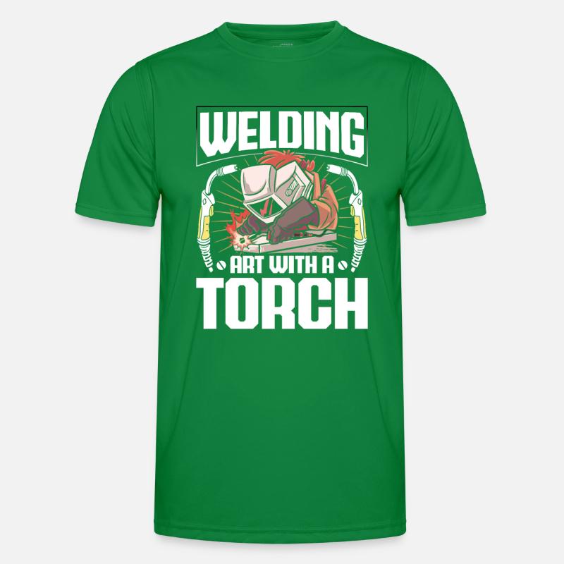 Welding Art Torch Arc Welding Welding Men's Functional T-Shirt